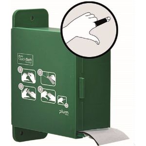 Plum QuickSoft bandage dispenser - Quicksoft schuimverband automaat met vulling zwart - 5,5 cm breed. x 5 mtr.