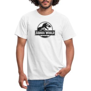 Jurassic World Klassiek Logo In Zwart T-Shirt Heren