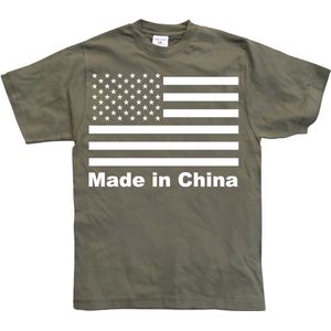 Hybris Made In China T-Shirt SH-1-15110-LFH1-3 Olive-S