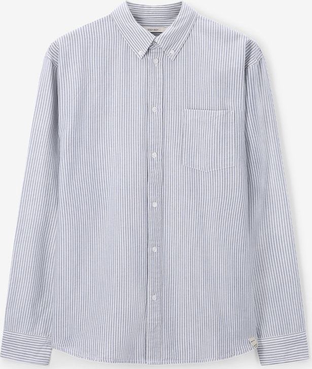 Sissy-Boy - Lichtblauw - Overhemd - Gestreept - Lange Mouwen