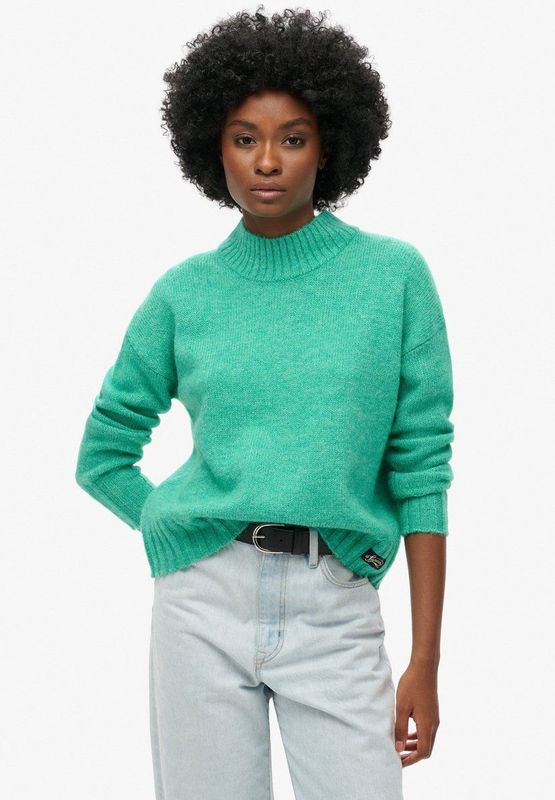 Superdry - Essential Mock Neck Jumper - Trui