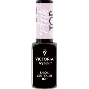 Victoria Vynn – Top Coat Secret Pink No Wipe 8 ml - glanzende roze topcoat - hoogglans - gellak - gelpolish - gel - lak - polish - gelnagels - nagels - manicure - nagelverzorging - nagelstyliste - uv / led – callance