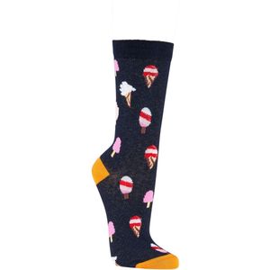 Sokken | grappige sokken dames | grappige sokken heren | happy socks printjes | thema ijsjes | maat 36-41 | per 2 paar