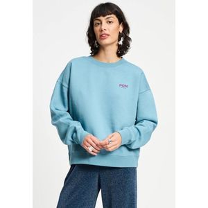 Pom Amsterdam - SP9357 - Sweat - Licht Blauw - Dames Vest