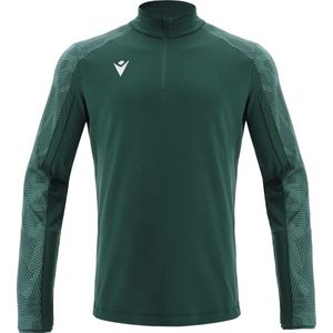 Macron Naryn Ziptop Kinderen - Bottle Green | Maat: 164