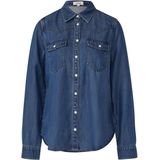 s.Oliver - Blouse - Denim - Casual - Vrouwelijk
