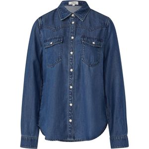 s.Oliver - Blouse - Denim - Casual - Vrouwelijk