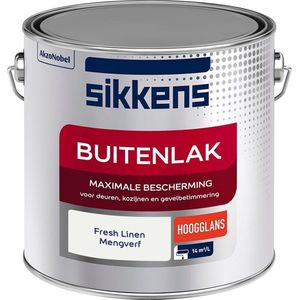Sikkens Buitenlak - Verf - Hoogglans - Mengkleur - Fresh Linen - 2,5 liter