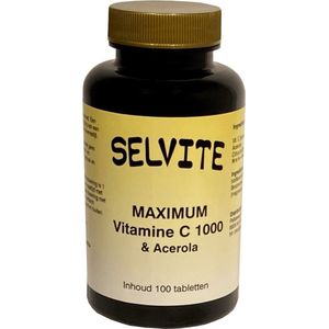 SELVITE Vitamine C1000 & Acerola - 100 tabletten