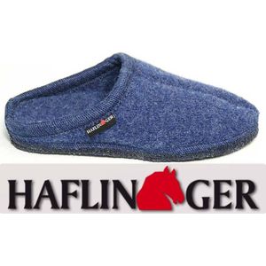 Haflinger Alaska Pantoffel - Kleur Jeans - Maat 38