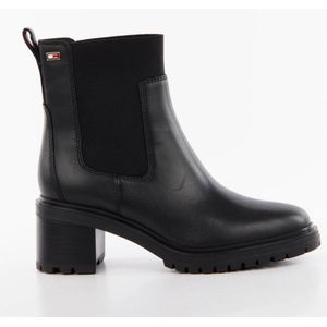 Tommy Hilfiger - FW0FW08163 - Chelsea Boots - Zwart - Leer
