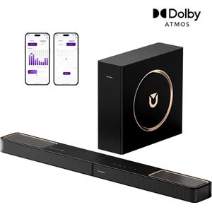 Skywave F30 Soundbar – Speaker – Audio Systeem – Home Theater – Dolby Atmos Soundbar – 3.1.2 Kanaals Dolby Atmos – Krachtige 5.25” Houten Subwoofer