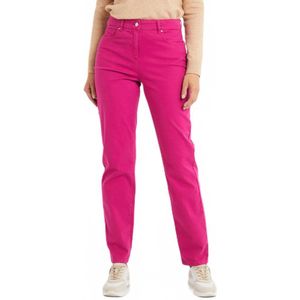 5-pocket stretch katoenen broek met rechte pijpen