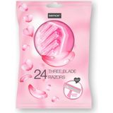 Sence - Wegwerpmesjes - 24 Stuks - Three Blades - Voor Vrouwen