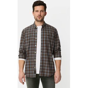 camel active - Shirt - Geel - Lange Mouwen - Katoen