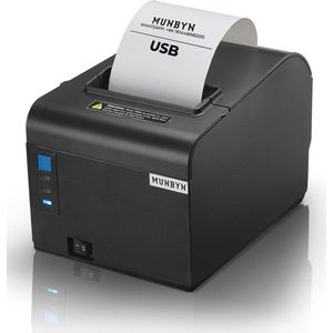 Thermische Bonprinter met Automatische Snijder - USB, LAN en Seriële Poort - Ondersteuning voor Windows - Ideaal voor POS-systemen