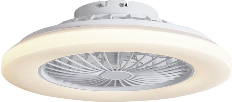 Plafondlamp - Ventilator - Warm-Wit Licht - Afstandsbediening - 6 Snelheden