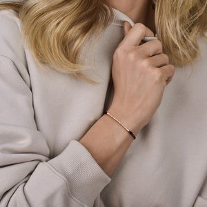 Armband Katoen Natuurlijke Kleurstenen 16 - 18 Cm