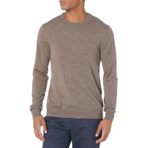 Merino Wool Crewneck Sweater voor Heren - Comfortabele en Luxueuze Trui