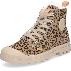 Palladium - Pampa Hi Zip WL Leo - Dameslaarzen - Liefbruin-Zwart