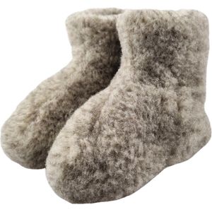 sloffen hoog grijs naturel maat 38