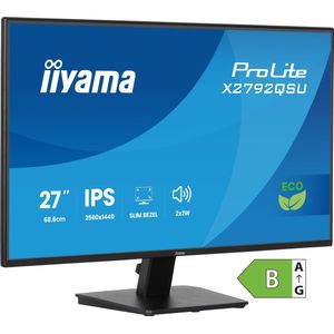 iiyama ProLite X2792QSU-B1 - 27 inch - QHD - IPS - USB-Hub (2x) - Energy label B