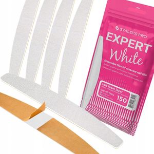 Staleks Wegwerp Nagelfrees Bitjes Wit 150 Korrel 30 stuks