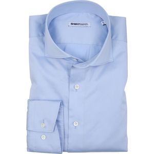 SHIRTBIRD | Buzzard | Overhemd | Licht Blauw | STRIJKVRIJ | 100% Katoen | Parelmoer Knopen | Premium Shirts | Maat 42