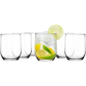 Krosno Glazen Set 0,3 Liter Cocktailglazen Cocktail Drinkglazen Waterglazen Vaatwasmachinebestendige Kinderglazen Glasses Kleine Sapglazen 6 X 300 Ml