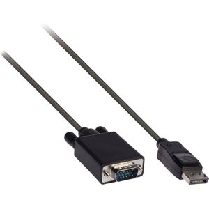 Gembird - Gembird DisplayPort Male naar VGA Male Kabel 1.8m