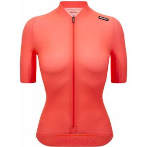 Santini Redux Speed Korte Mouw Wielertrui Oranje L Vrouw