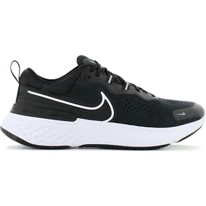 Nike React Miler 2 - Heren Hardloopschoenen Running Schoenen Zwart CW7121-001 - Maat EU 45 US 11