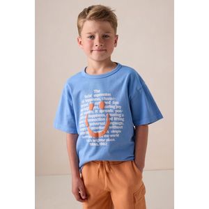 Sissy-Boy - Blauw T-shirt met smiley