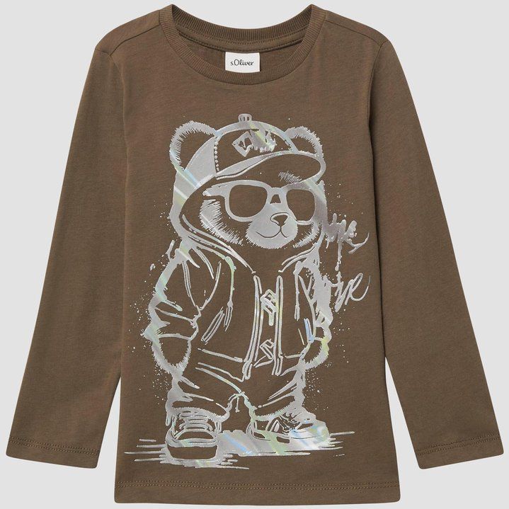 s.Oliver - T-Shirt - Katoen - Lange Mouwen