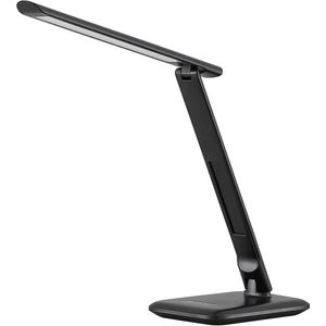 Lindby - LED bureaulamp- met touchdimmer - 1licht - Kunststof, ijzer - H: 39 cm - zwart - Inclusief lichtbron