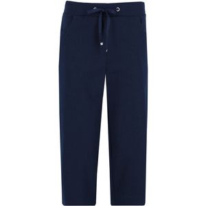 Comfortabele dames capri sweatbroek blauw - Blauw - Maat - 38