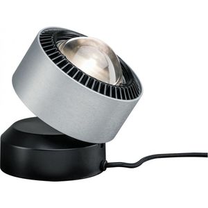 Aldan tafellamp dimbaar LED 1×3,5W Zwart/Aluminium geborsteld 230V