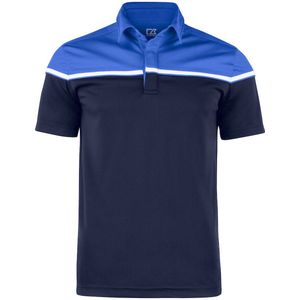Cutter & Buck Seabeck Polo Heren 354428 - Dark Navy/ Royal Blauw - S