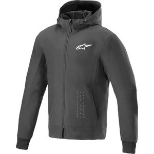 Alpinestars Radium Tech Hoodie Black White L - Maat - Helm