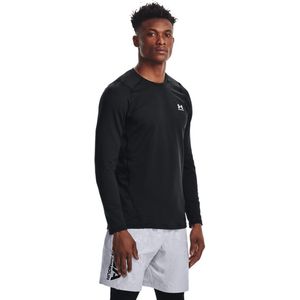 Under Armour - ColdGear Fitted Crew - Zwart - Baselayer - XXL