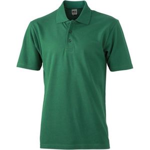 James and Nicholson Unisex Basic Polo Shirt (Donkergroen)