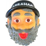 Abraham pop verkleed masker met hoedje 26 x 20 cm