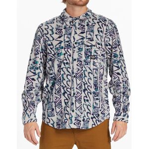 Billabong Furnace Flannel Shirt Met Lange Mouwen Grijs L Man