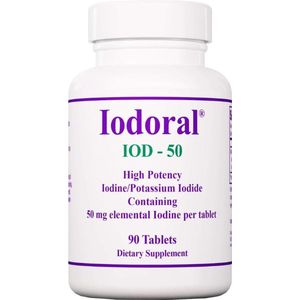 Optimox – Iodoral 50 mg – Jodium Supplement – 90 Tabletten