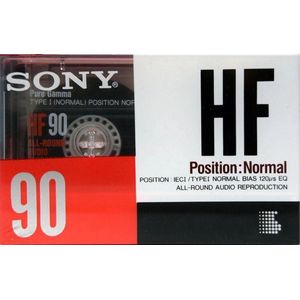 Sony 90min HF cassetteband type 1