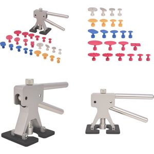 vidaXL Uitdeukset met uitdeuker 24-delig roestvrij staal - Deuk Lifterset - Deuk Liftersets - Deuk Reparatieset - Deuk Reparatiesets