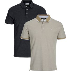 Jack & Jones Heren poloshirt 2 pack Paulos - Slim Fit