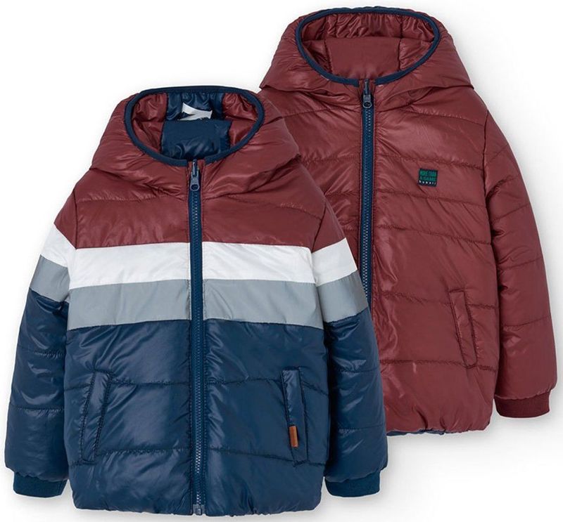 Boboli Reversible Technical Fabric Jas Veelkleurig 4 Years Meisjes