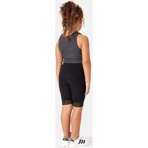 Merry Style Meisjes Leggings - Sport - Vrijetijdsbroek - Korte - Katoen - Zwart - 122 - MS-MS10-434-LE