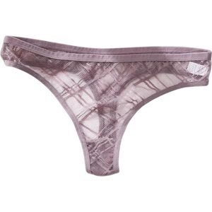 Luxe Dames String - Transparant - Nude - Patroon - Dames Lingerie / Ondergoed - Maat M